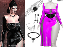 Luna Dress Set - 48 - Maitreya Lara,LaraX,Legacy,Perky,Reborn,Waifu