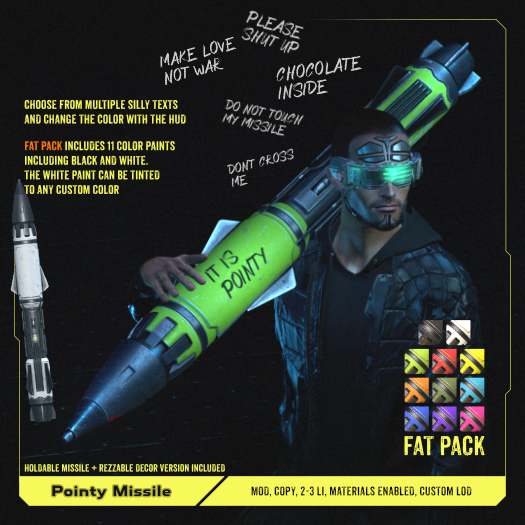 [LINKRAVE] Pointy Missile - Fat Pack