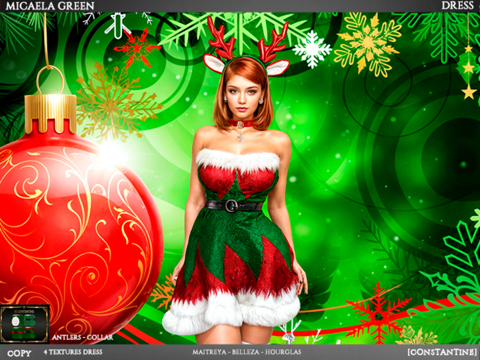 [JC CONSTANTINE] Micaela Green - CHRISTMAS -