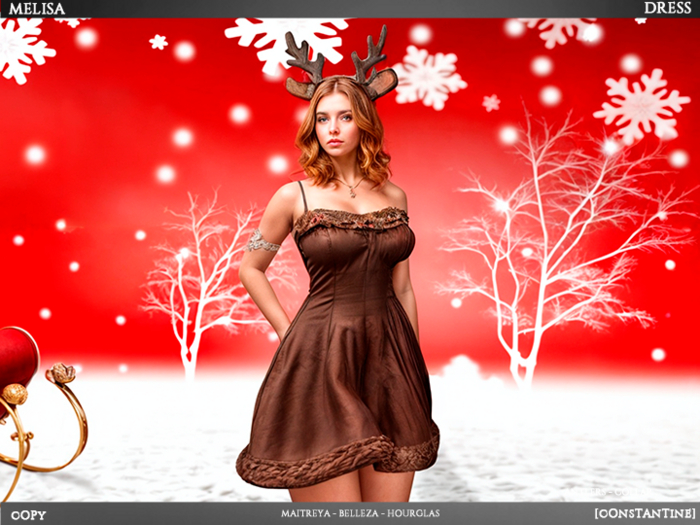 [JC CONSTANTINE] Melisa Dress - CHRISTMAS -