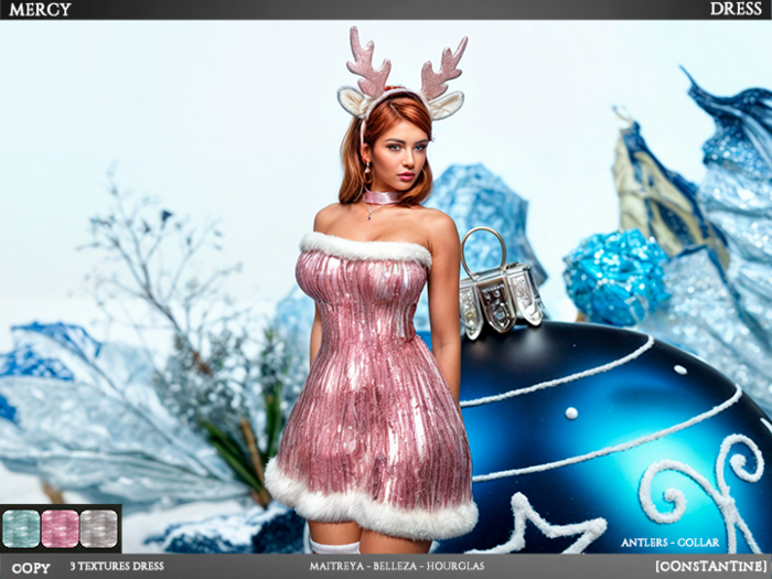 [JC CONSTANTINE] Mercy Dress - CHRISTMAS -