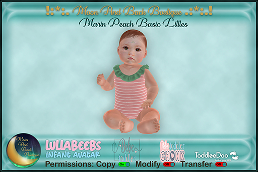 !:*:. M&B .:*:.! Marin Peach Basic Littles Delivery Tablet