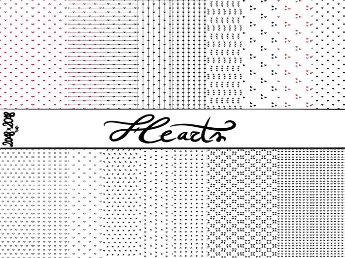 Hearts Textures FATPACK