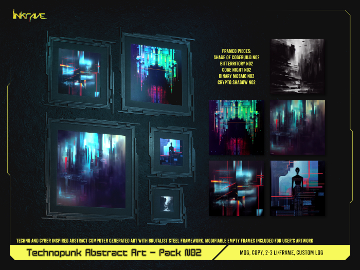 [LINKRAVE] Technopunk Abstract Art - Pack N02
