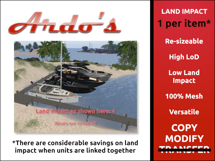 Ardo's Jetty Construction Kit