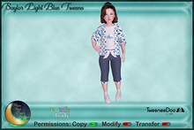 !:*:. M&B .:*:.! Saylor Light Blue Tweens 