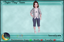 !:*:. M&B .:*:.! Saylor Navy Tweens 