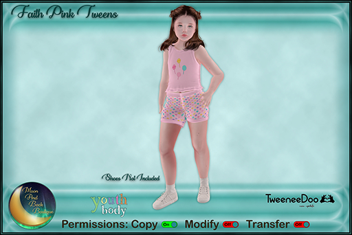 !:*:. M&B .:*:.! Faith Pink Tweens 