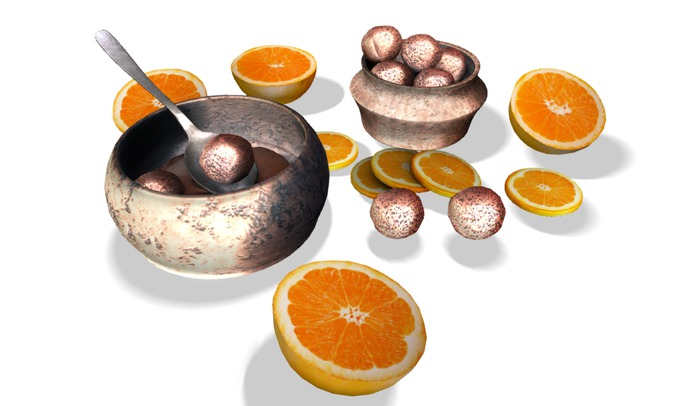 ionic : Truffles with orange