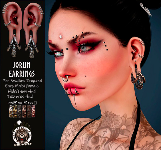Badwolf - Jorun Earrings