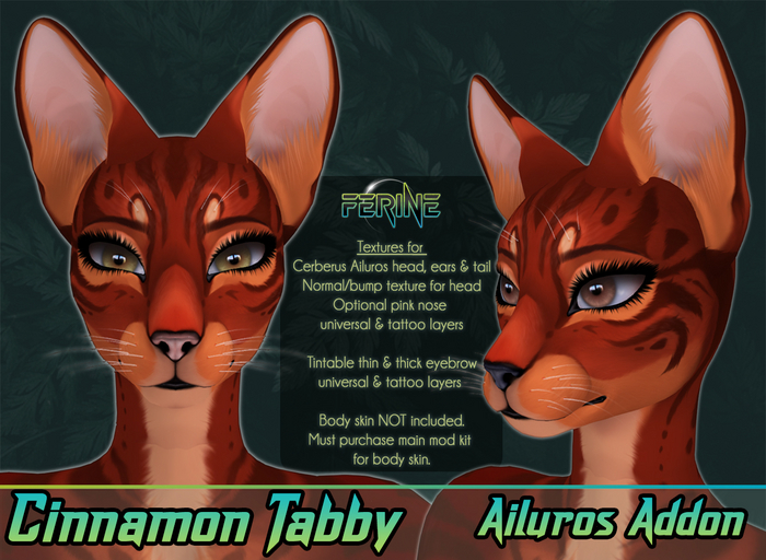 [Ferine] Tabby - Cinnamon Ailuros Addon