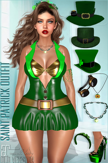 *.:Dark Cat:.*CO-St Patrick Clover Dress