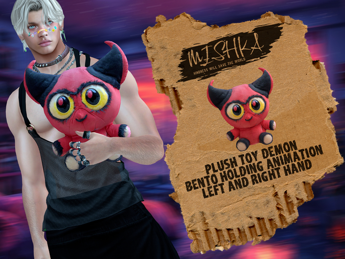 MISHKA Plush demon