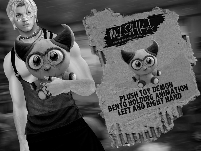 MISHKA Plush demon DEMO