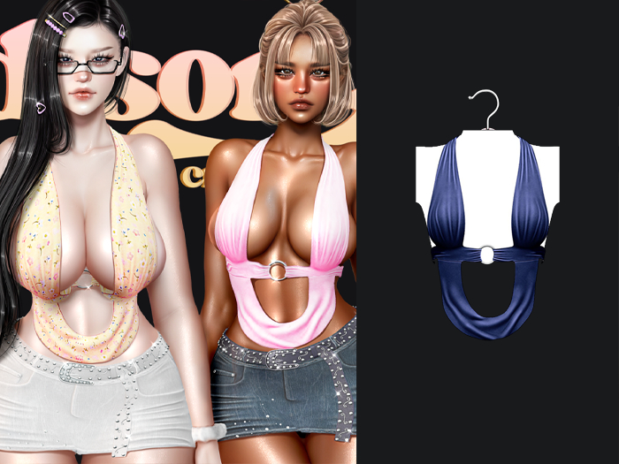 Madison - Rachel Top  - Blue