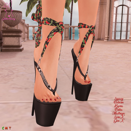 *Glitter Bunny* Colette Chilli Heels 