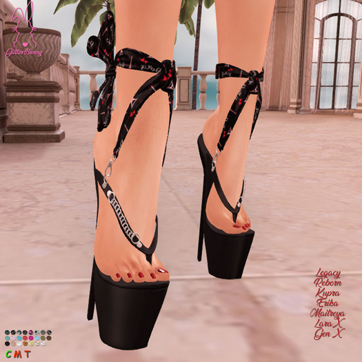 *Glitter Bunny* Colette Paris Heels 