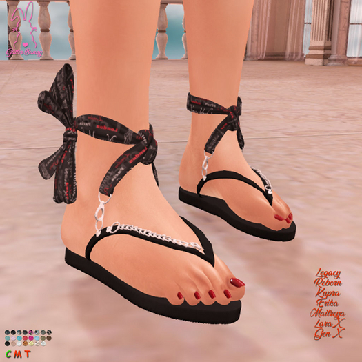 *Glitter Bunny* Colette Paris Sandals 