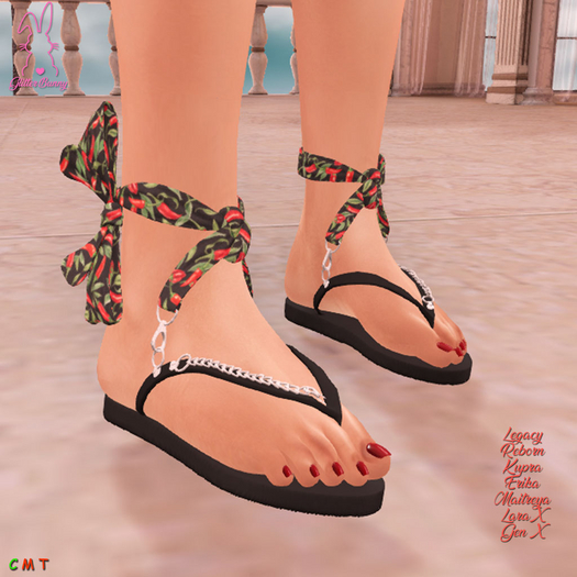 *Glitter Bunny* Colette Chilli Sandals 