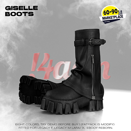 !4AEM - GISELLE BOOTS (FATPACK)