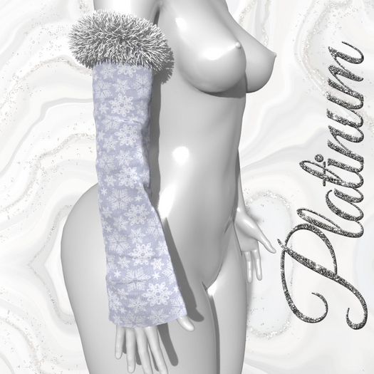 Snow Maitreya Armwarmers