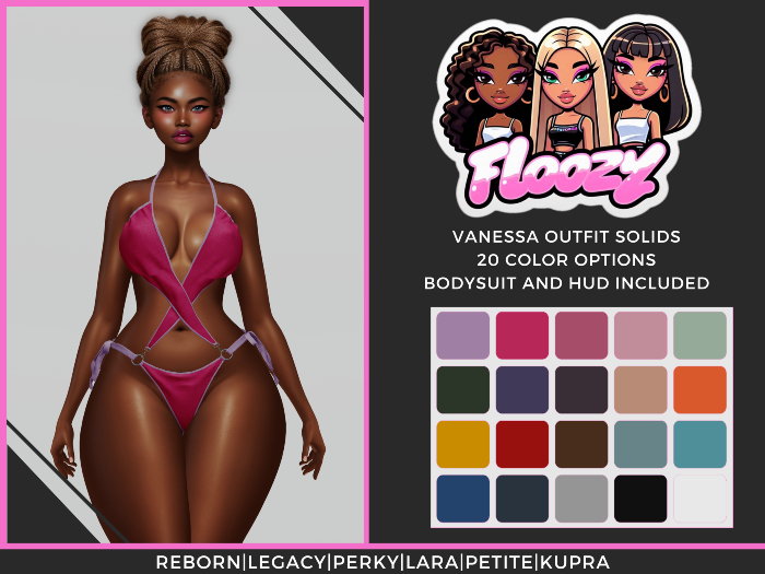 Floozy - Vanessa Outfit - Solids - Demo