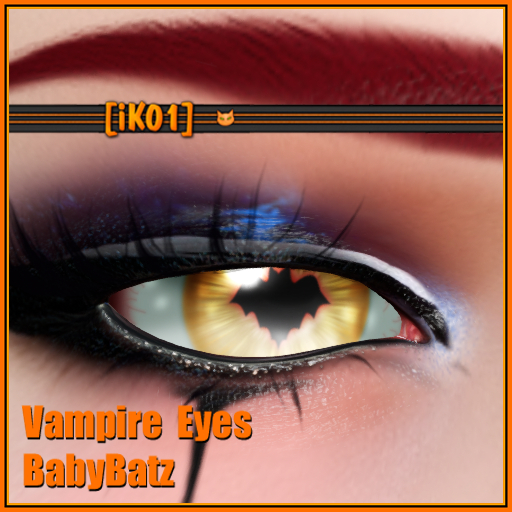 [ik01] Vampire Eyes - BabyBatz - 9 Colours Mesh + BoM