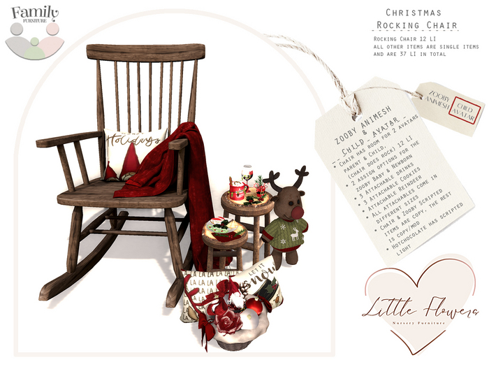 Christmas Rocking Chair|Family|Zooby|Lullabeebs|Toddleedoo