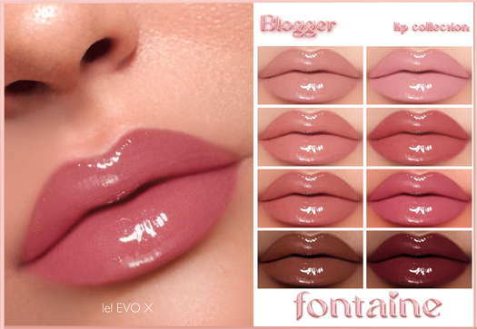 Fontaine Cosmetics - Blogger Lips Collection - DEMO