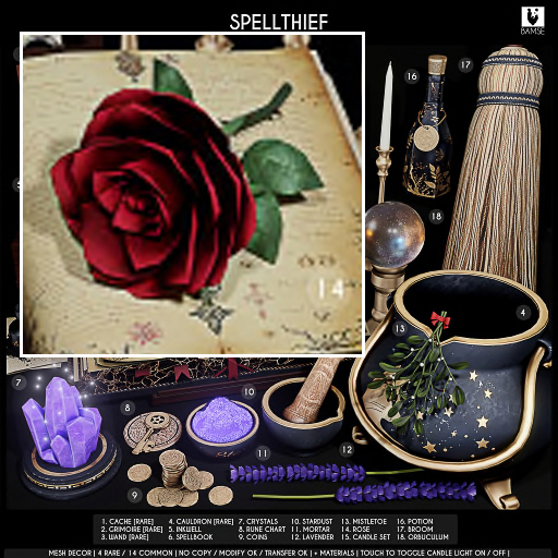14.  BAMSE : Spellthief - Rose