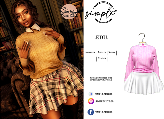 [simpleCUTE] Edu - Pink  //ADD ME//