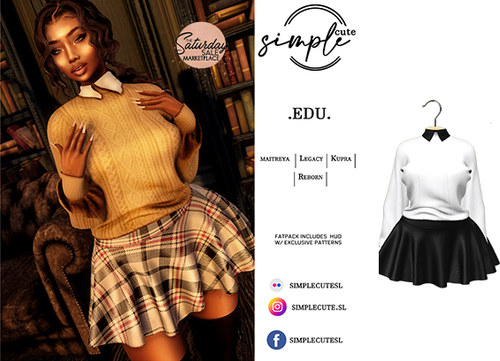 [simpleCUTE] Edu - White  //ADD ME//