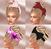 4. no match  NO GAINS BLOND HAIR B w HUD + No. 7  SCARF w HUD