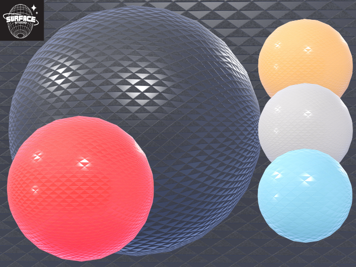 PBR Plastic Harlequin Grain