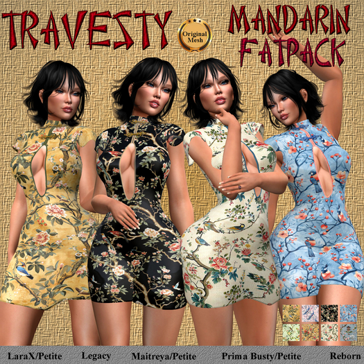 [Demo] Travesty Mandarin Dress