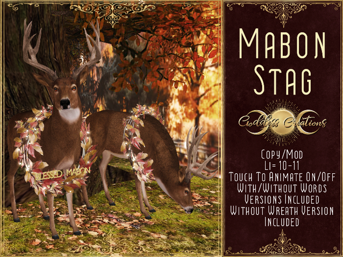 )O( GC: Mabon Stag 