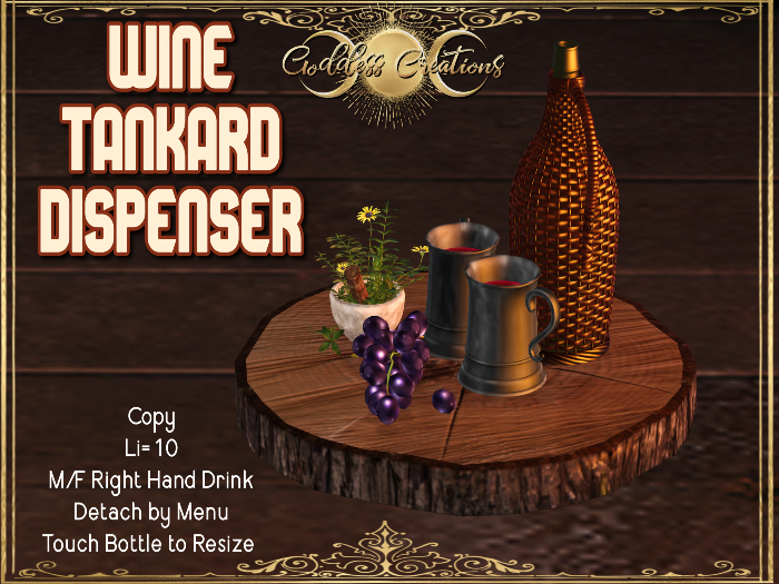 )O( GC: Wine Tankard  Dispenser 