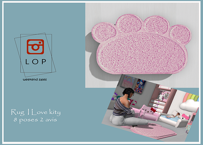 LOP RUG I Love Kity (add)