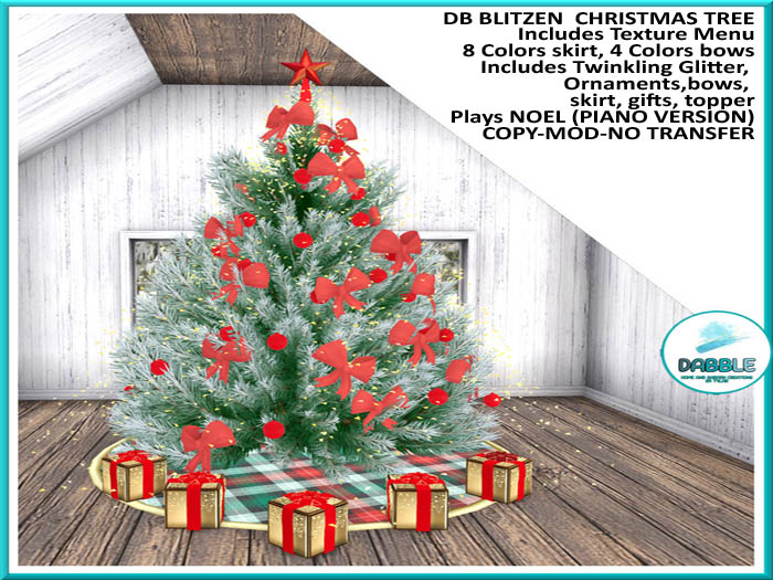 DB BLITZEN  CHRISTMAS TREE  ADD ME