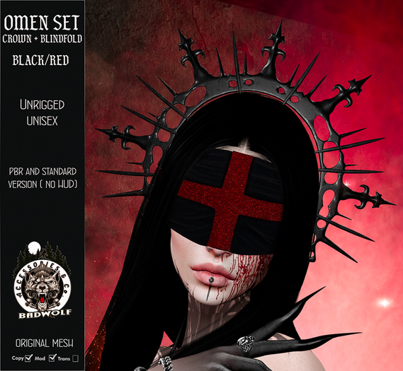 Badwolf - Omen Set Black/Red