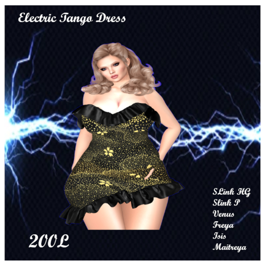 Electric Tango Dress Black ADD Me