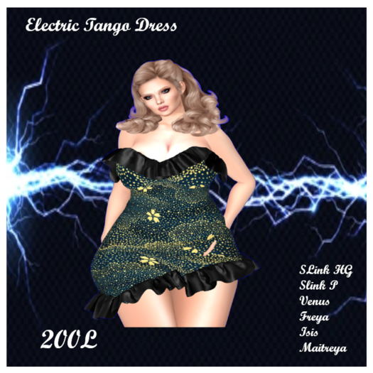 Electric Tango Dress Blue ADD Me