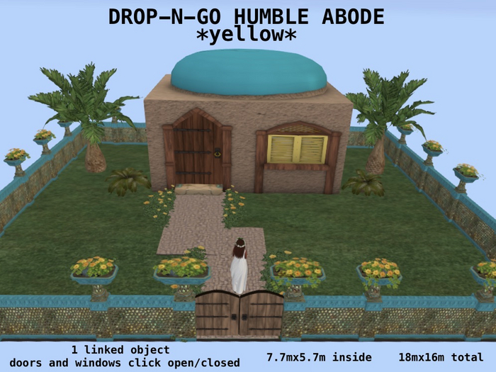 {MAJIIK} DROP-N-GO  HUMBLE ABODE *yellow*