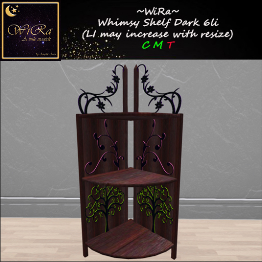 ~WiRa~ Whimsy Shelf Dark (BOX)