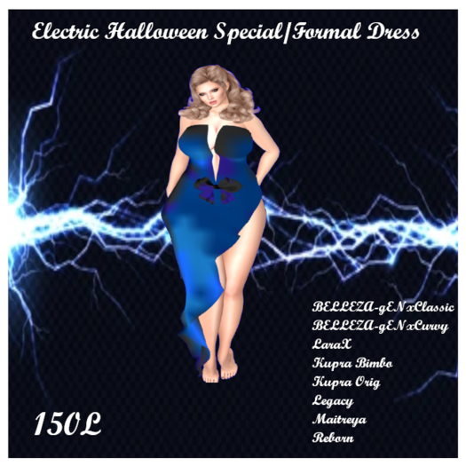 Electric High Low Formal In  Blue   BOXED