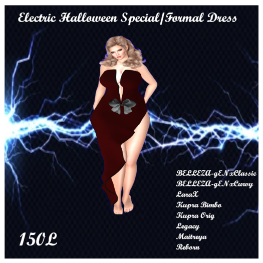 Electric High Low Formal In  red  BOXED
