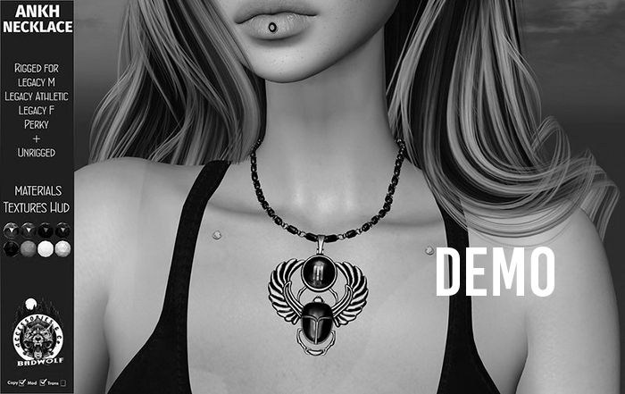 DEMO Badwolf - Ankh Necklace