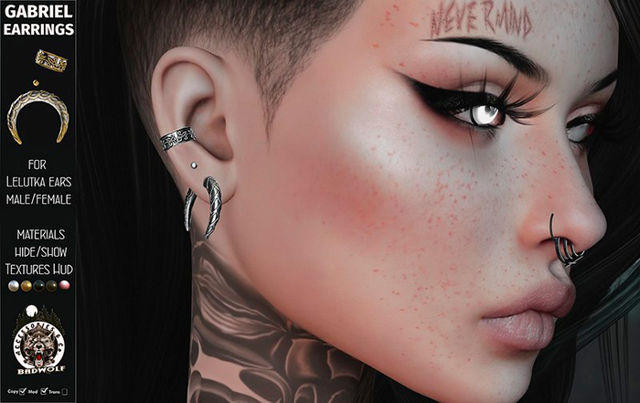 Badwolf - Gabriel Earrings