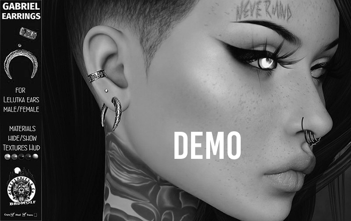 DEMO Badwolf - Gabriel Earrings