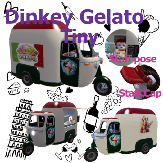 [TB] Piaggio Ape GELATO DINK